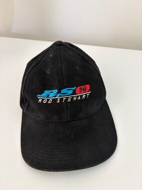 Rod Stewart 'RS 96' concert Black Baseball Cap